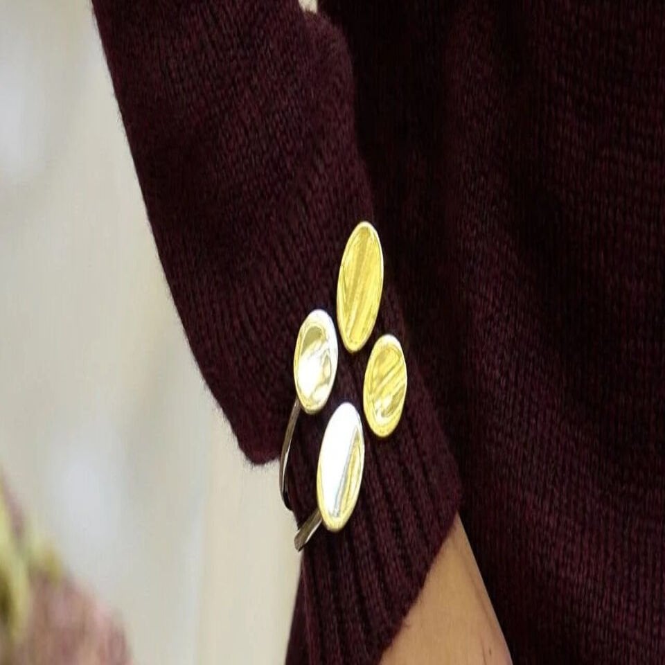 Bambi Gold-Silver Çelik Kelepçe