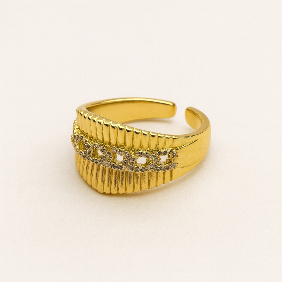 Çelik Gold Şah Yüzük