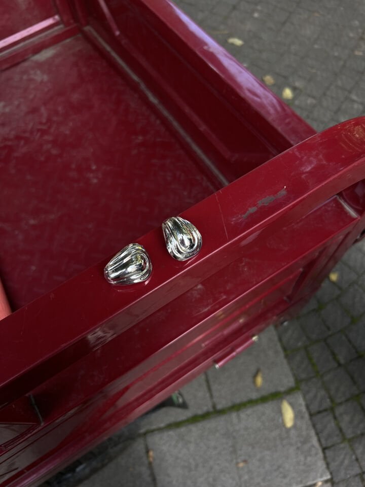 Silver Renk Çelik Midye Küpe