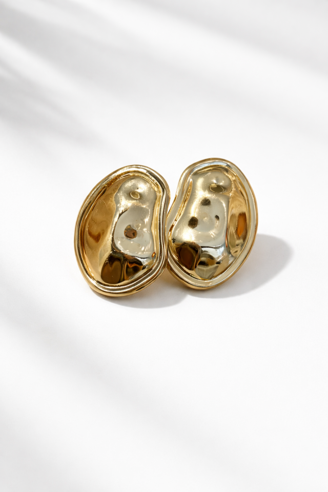 Büyük Gold İthal Marka Küpe