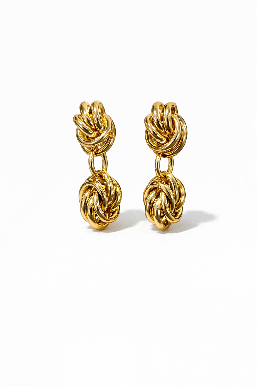 Gold Sallantılı Kadın Küpe