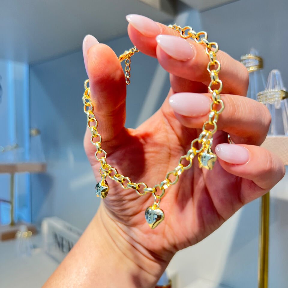 14 K Rengi Doç Klasik Şans Bileklik