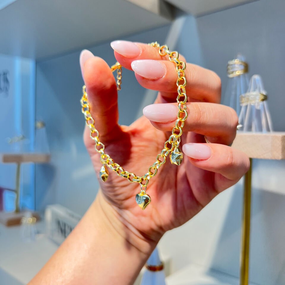 14 K Rengi Doç Klasik Şans Bileklik