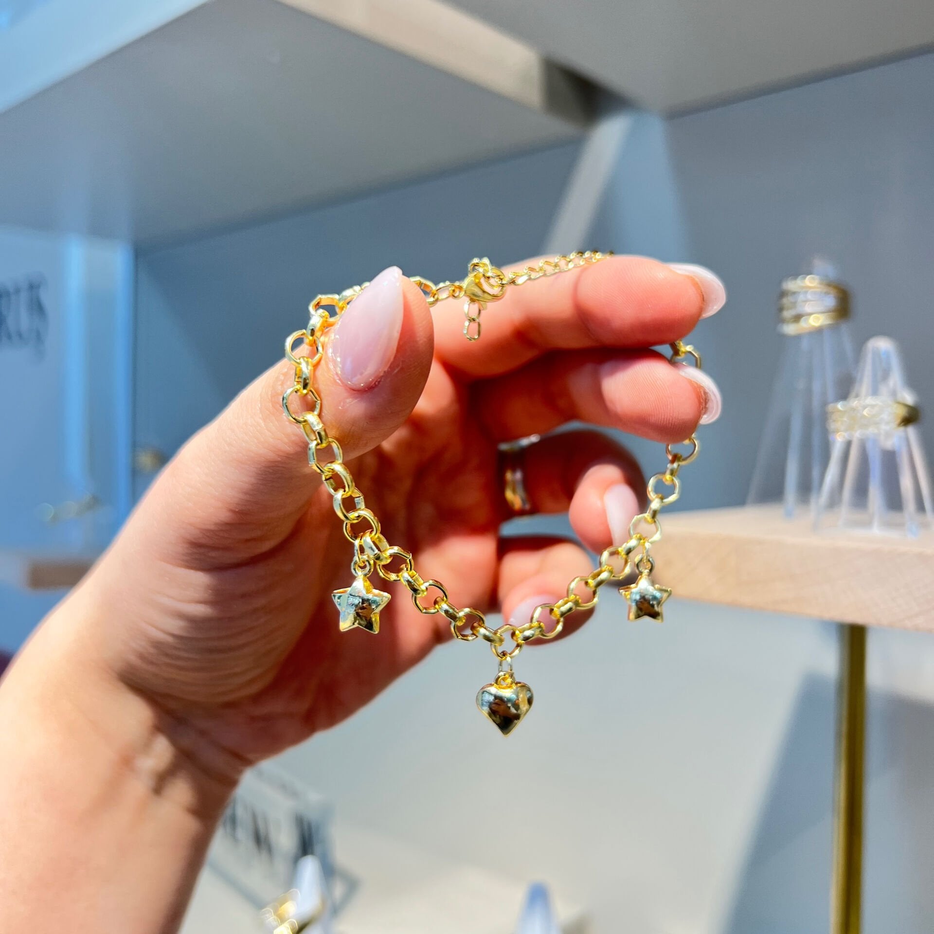 14 K Rengi Doç Klasik Şans Bileklik