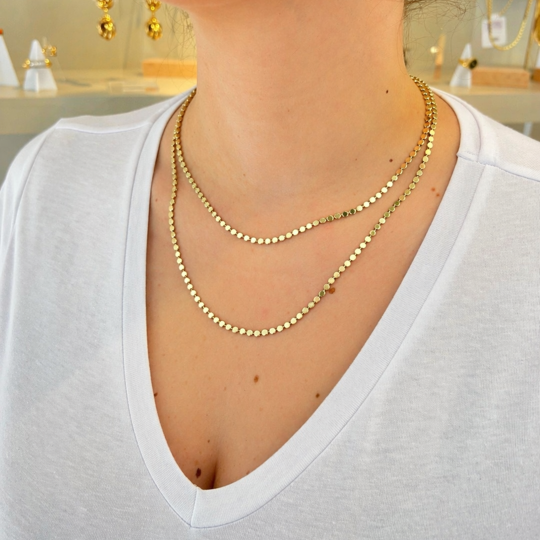 Myra  Aura 14 K Altın İşçiliği  Zincir 2 Boy