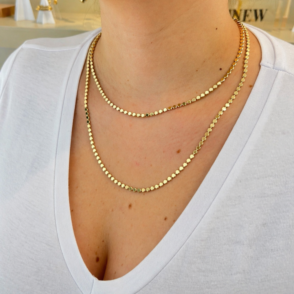 Myra  Aura 14 K Altın İşçiliği  Zincir 2 Boy