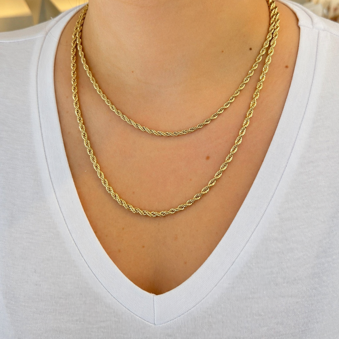 Myra Burgu Halat 14 K Altın İşçiliği  Zincir 2 Boy